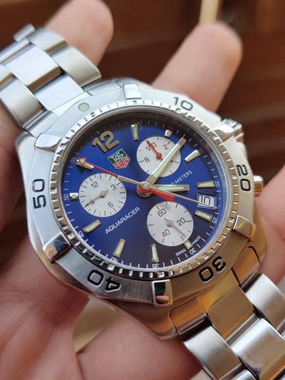 TAG Heuer AquaRacer CAF1112 Swiss Mens 41mm Quartz All original