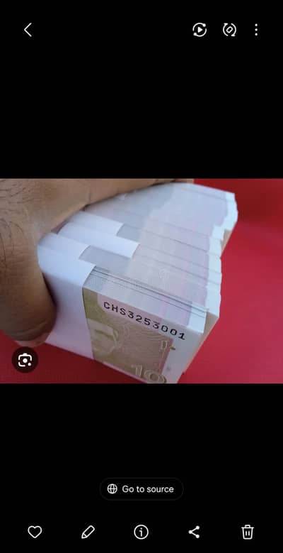 Rs. 10 Fresh Note Copies