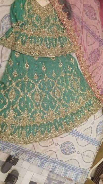 shifoon lehnga only one time used
