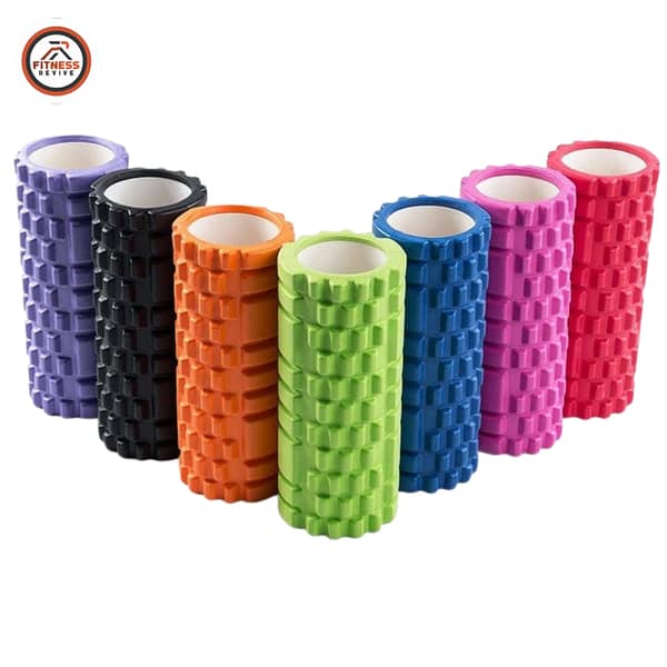 High Density Foam Yoga Roller – 12/17 Inch Grid Exercise Roller