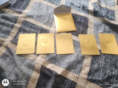 Golden Pokemon Cards