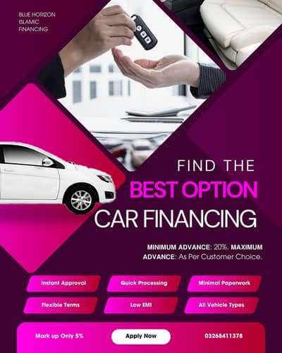 Available easy monthly installment plan 20 % down payment.