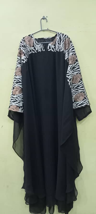 shafoon kaftan embroidery abaya