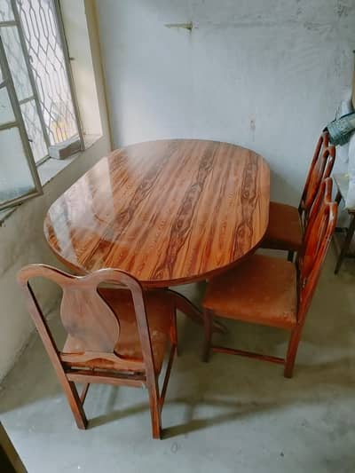 Dining table with  chairs for sale. . . .