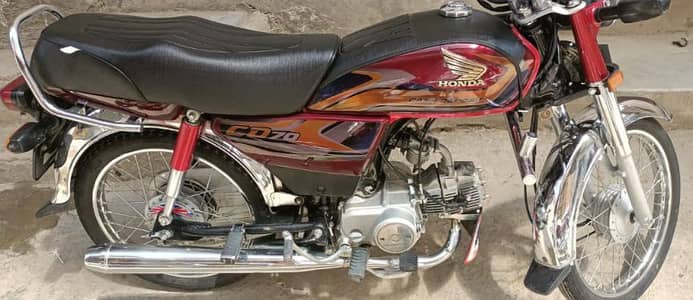 Honda CD 70 24/25 modal moka pe name krwaya