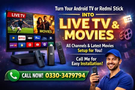 Turn your Tv into a LIVE TV