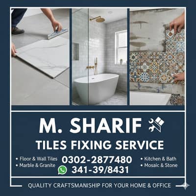 Professional Tile Fixing Service / Floor & Wall Tiles / tile fixer