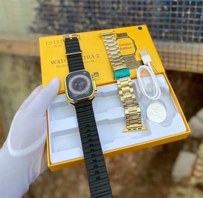 C9 Ultra Max Gold Edition Smart Watch 2.1 Inch Screen