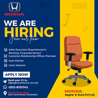 Customer Relationship Officer (Female)