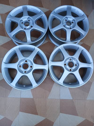 15 inch Toyota Vitz RS 5.5 jj Japanese  Alloy Rims