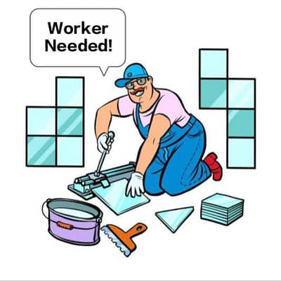 Need A tile fixer's for permanent work in Lahore Harbanspura side