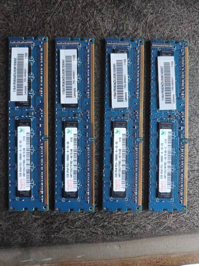 4 Hynix 2GB DDR3 1333MHz PC3-10600 240 Pin Desktop RAM-Tested&Working