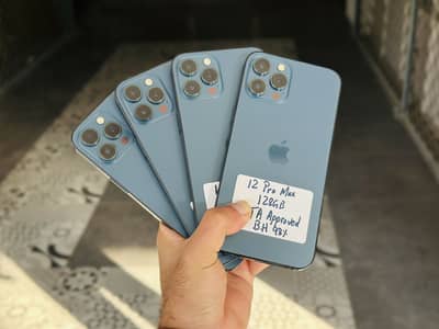 Iphone 12promax 128gb PTA Approved Battery Health 88+ Waterpack Stock