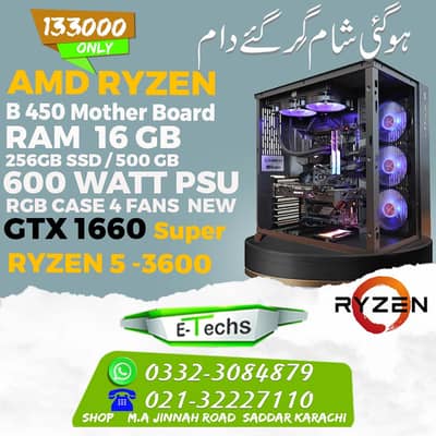 Ryzen Gaming Build Brand New Only in 133000/-