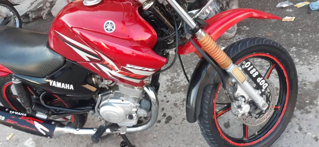 YAMAHA YBR G punjab registration