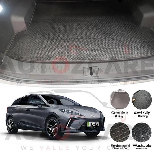 MG4 China Rexine Custom-Size Trunk Mat - Model 2023-2025