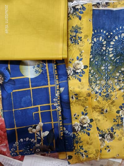 New 3 Piece, Women Suits Unstitched