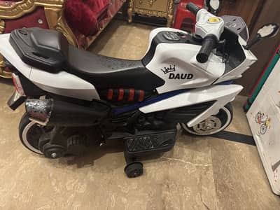 An electric bike with charger