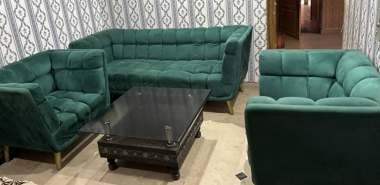Sofa set with table 2