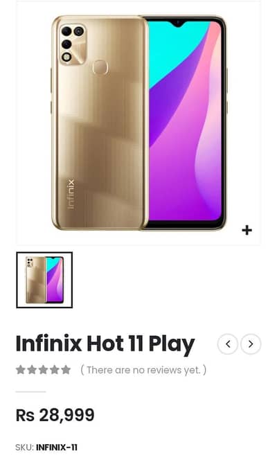 Infinix hot 11 play . . . 6000 mh battery 4 64gb . .