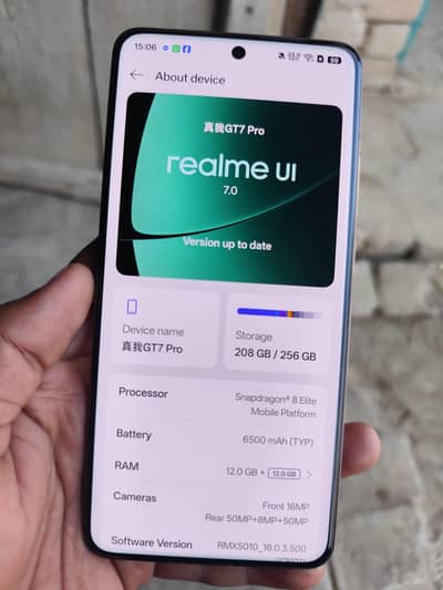 realme Gt 7 Pro 5G non pta 12-256 Box and charger available