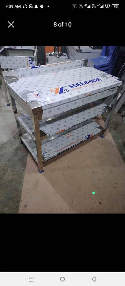 Working table Stainless steel working table SS working table