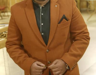 Casual wool coat one time used only