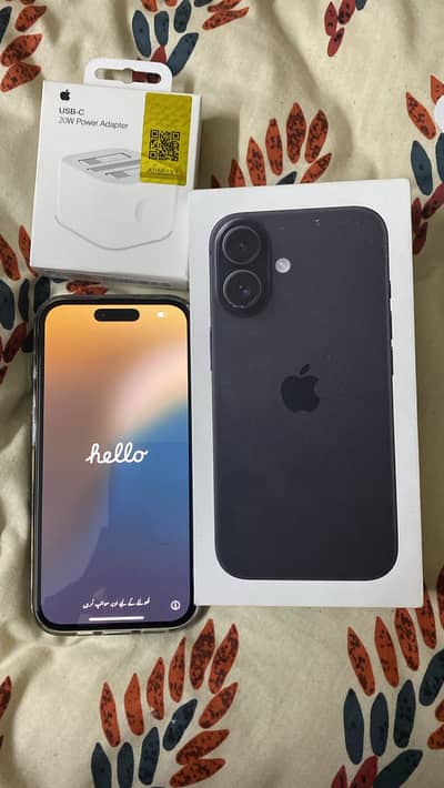 iPhone 16 JV - Just box opened (not used)
