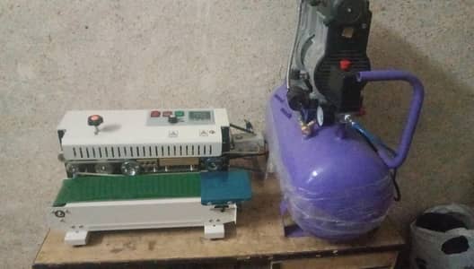AIR COMPRESSOR AND SEALER machine