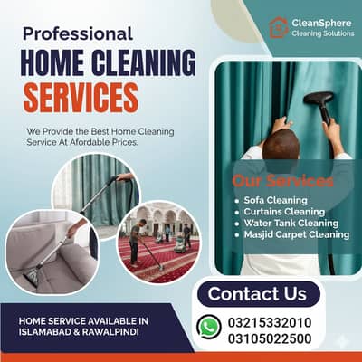 Sofa Cleaning -Carpet Cleaning - Matress Cleaning - WaterTank Cleaning