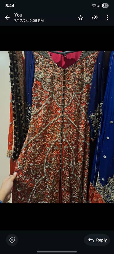 mohsin bridal lehnga
