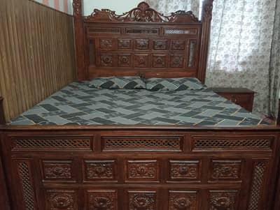 bed +dressing table + wardrobe  3 doors
