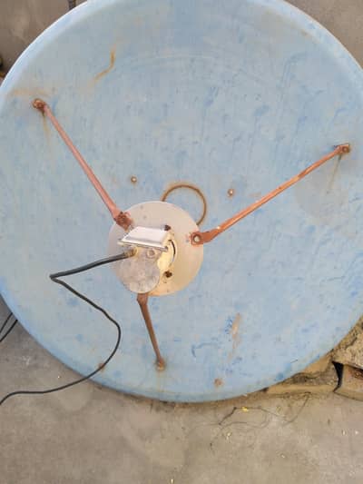 2 dish antina with LNB & receiver  for sale