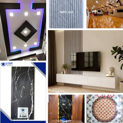 Media wall-Wpc wallpanel-Vinyl floor-Grass flooring-Ceiling-Pvc panel