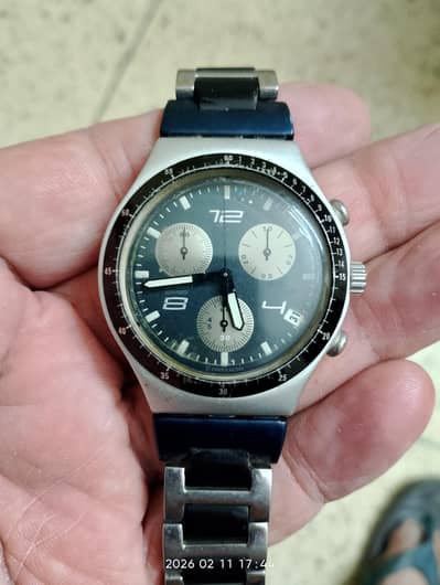 Swatch Sport Coronograph Blue.