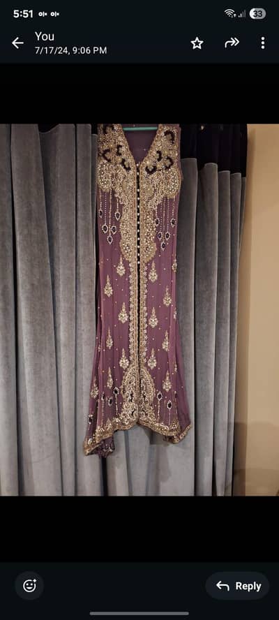 long shirt valima dress