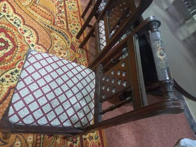 Shesham Wood dining table set