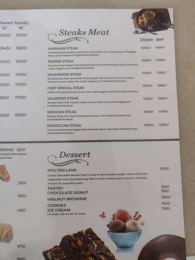 urgent chef required. in army cantt