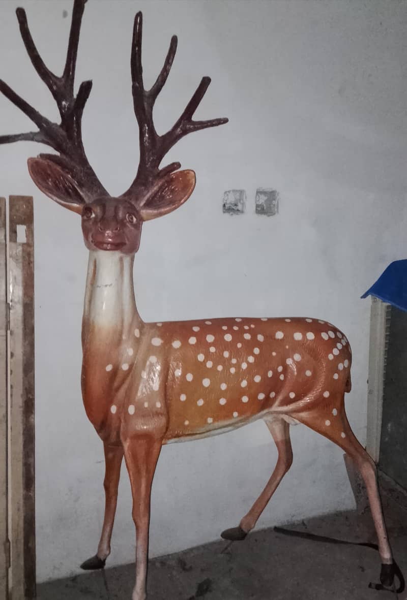 بڑا سجاوٹی ہرن اسٹاچو برائے فروخت" 0