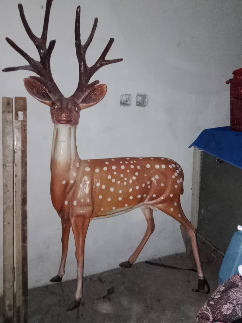 بڑا سجاوٹی ہرن اسٹاچو برائے فروخت" 1