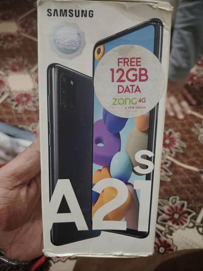 Samsung a21s 128gb ram 4 full good 10by10 oky phone paso ki zarort hy