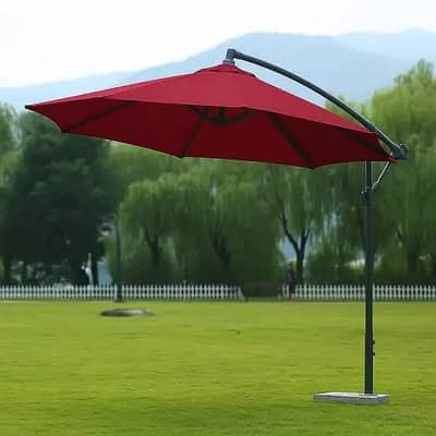 side pole umbrella