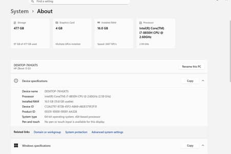  For Sale: HP ZBook 15 G5 Laptop – Powerful & Reliable 