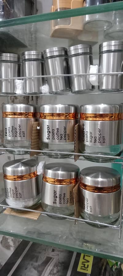 The price for keeping spices is stainless steel.