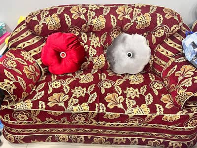 9 seater sofa set + Matching Parday