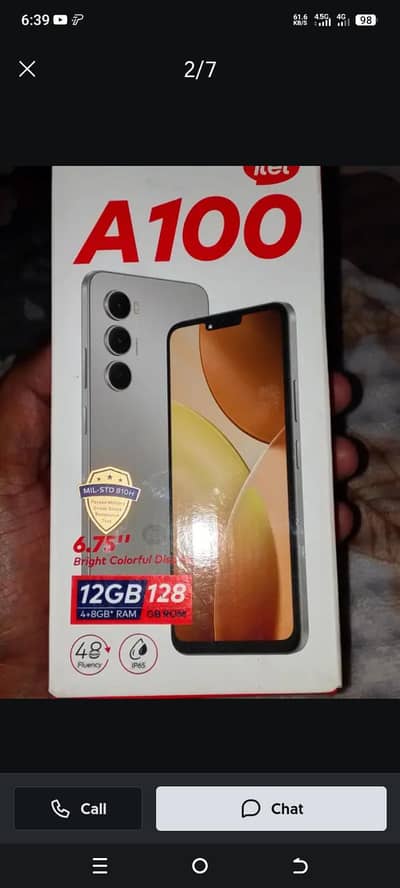 ital A100 4/128 full warnty urgent sale serious buyer only call