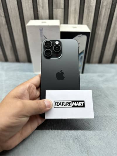 15 Pro Max JV | 512GB | 0 Cycle | Under Warranty | Black | iPhone