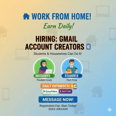 Gmail Work without invesment