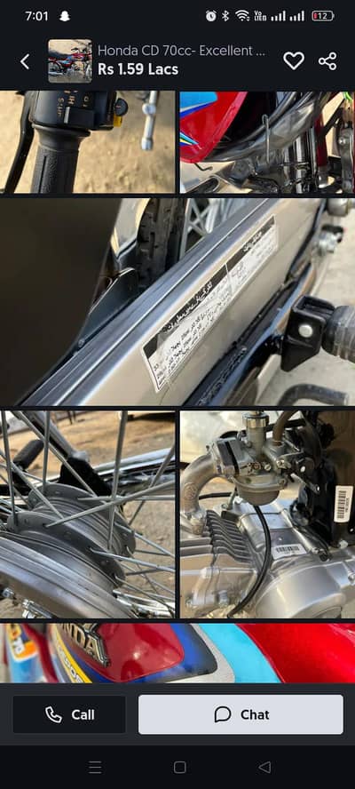 Honda CD 70 2025/26 brand new condition