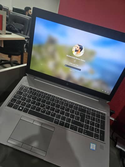 HP Z Book 15 G5 Mobile Work Station 96GB RAM Core i7 8805H Processor